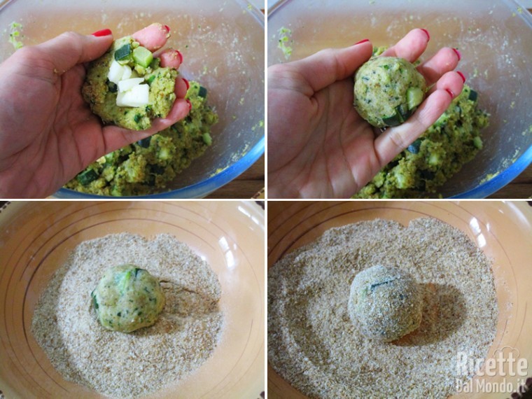 Polpette fritte con le zucchine 6