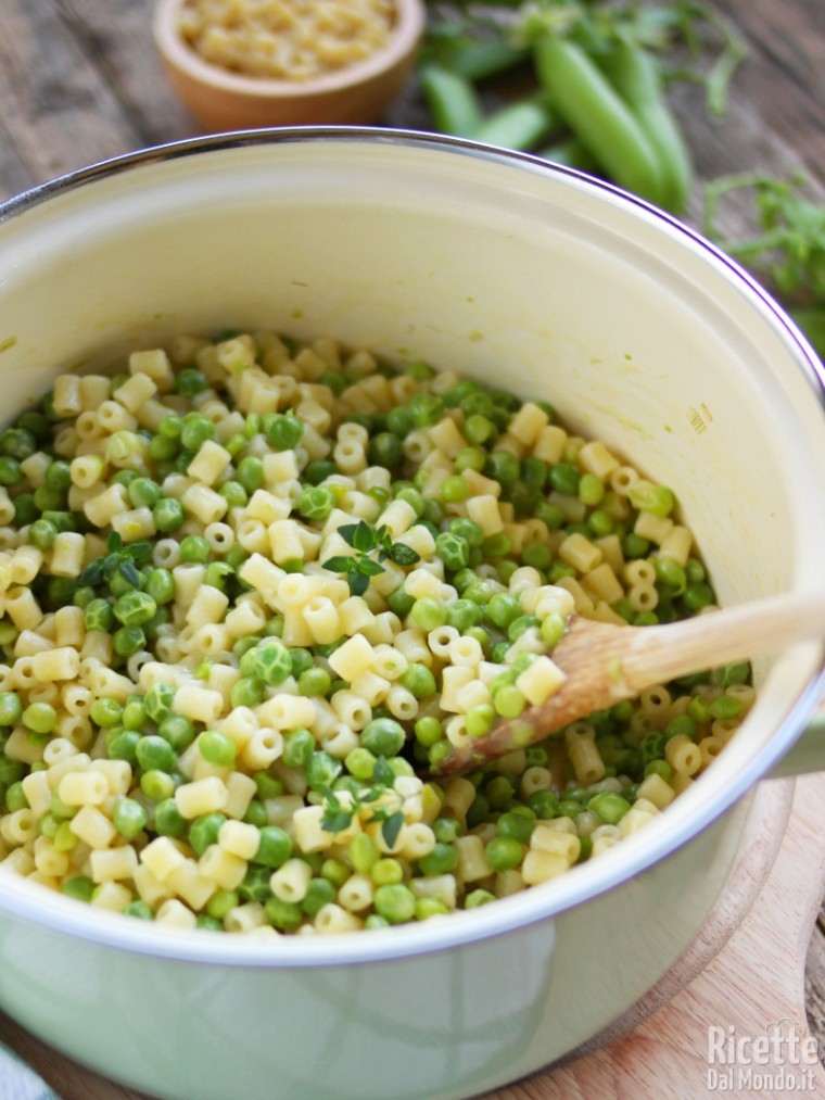 Ricetta pasta e piselli