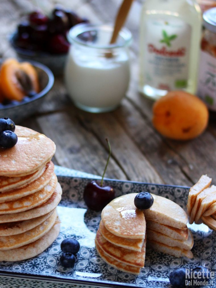 Come fare i pancake agli albumi senza zucchero