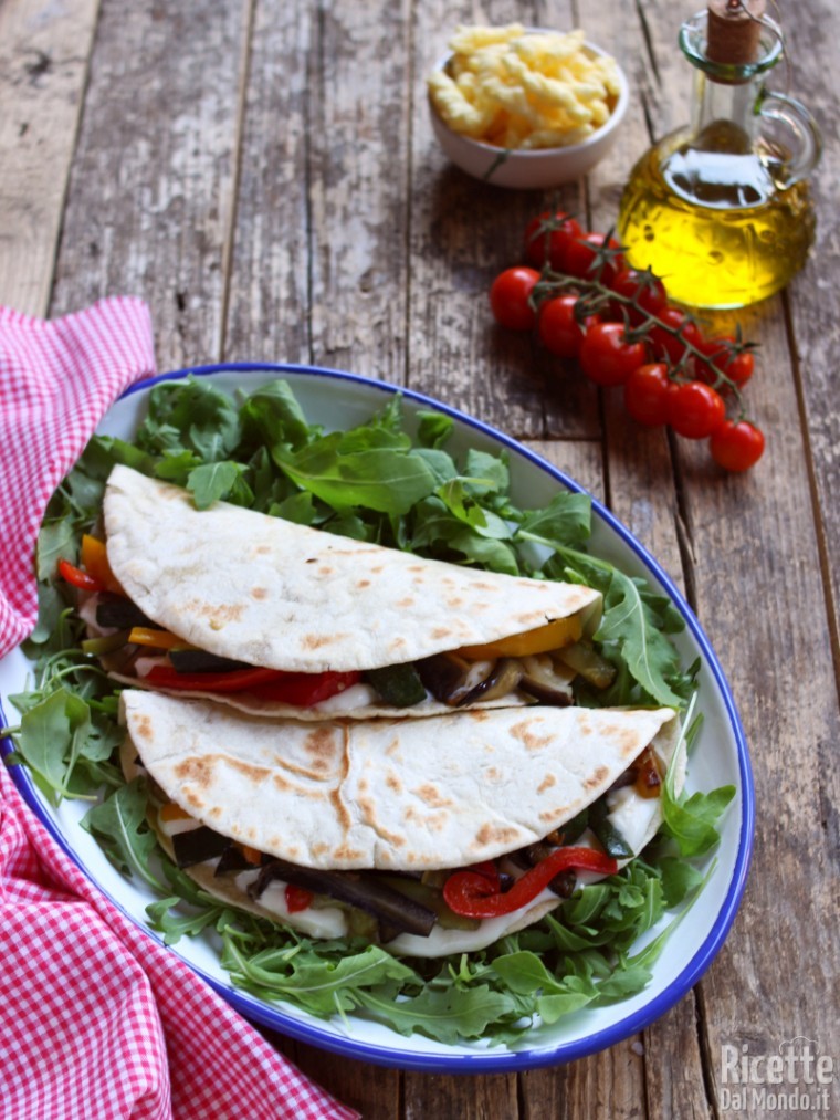 La Piadina Vegetariana con Verdure di Stagione