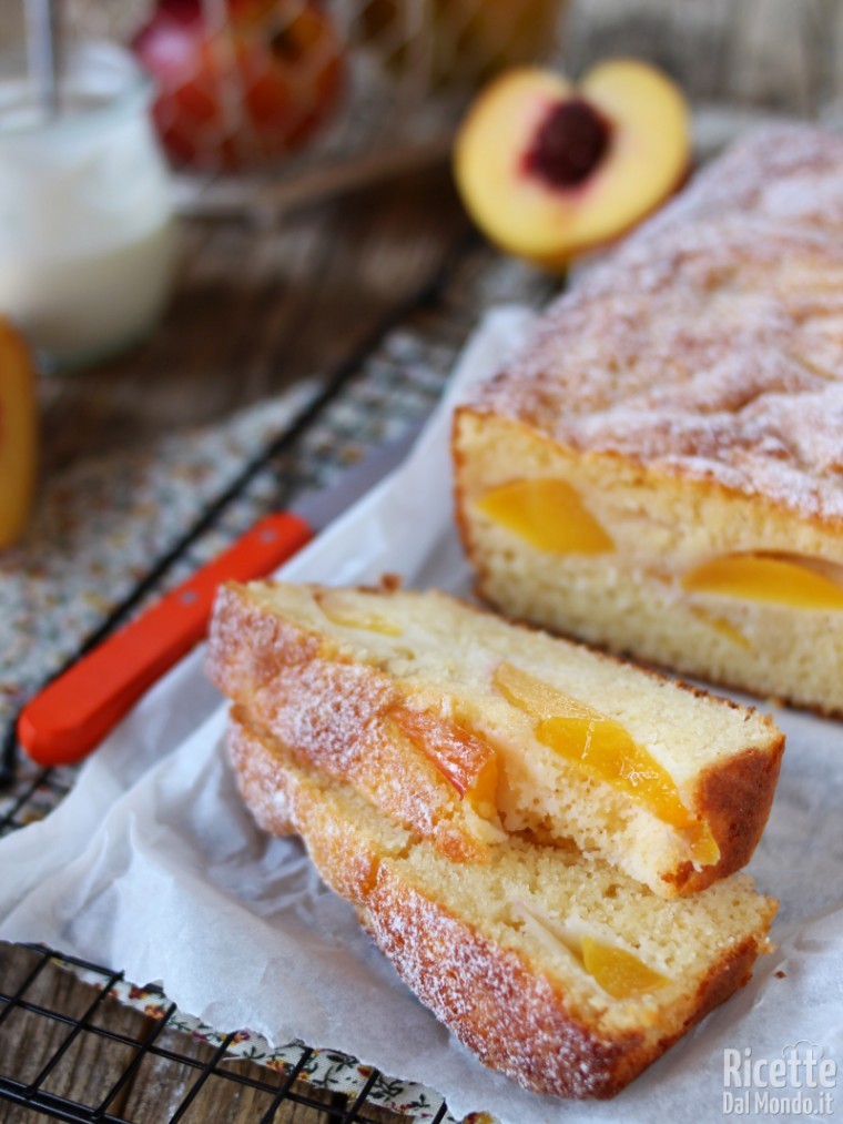 Come fare il plumcake alle pesche