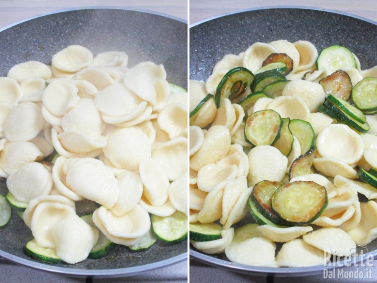 Aggiungere la pasta e far saltare tutto insieme