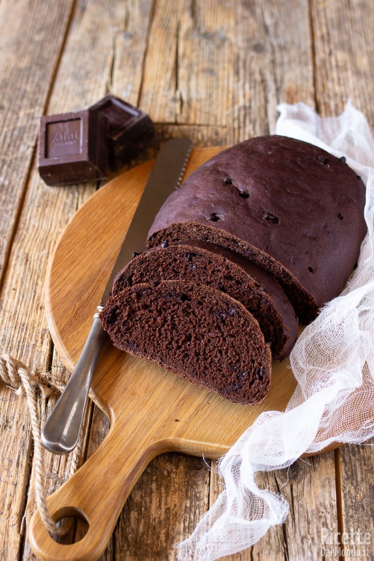 Ricetta pane al cioccolato