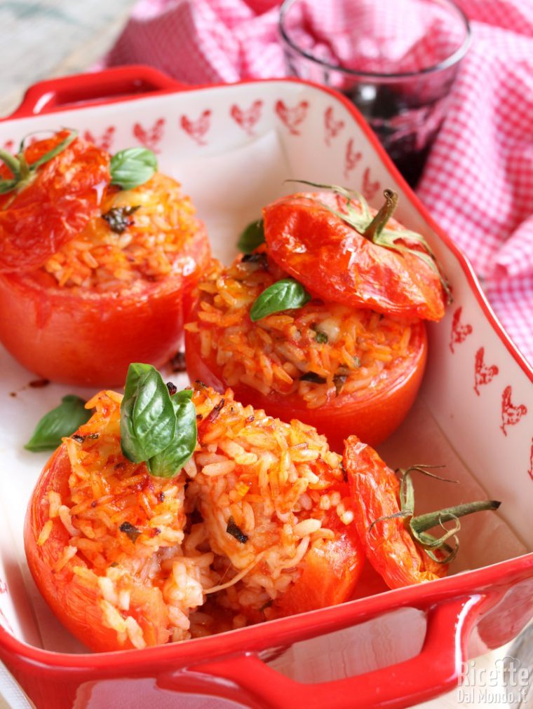 Come fare i pomodori ripieni di riso