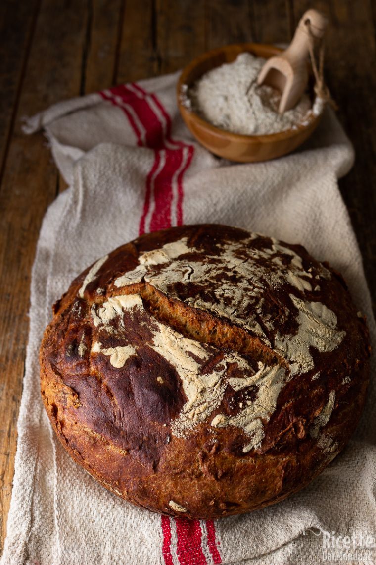 Ricetta pane in pentola integrale senza lavorazione