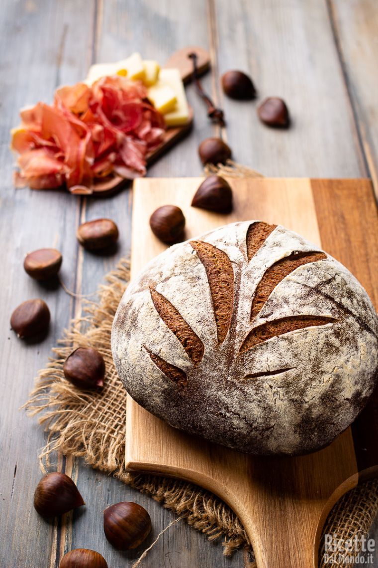 Ricetta pane di castagne fatto in casa