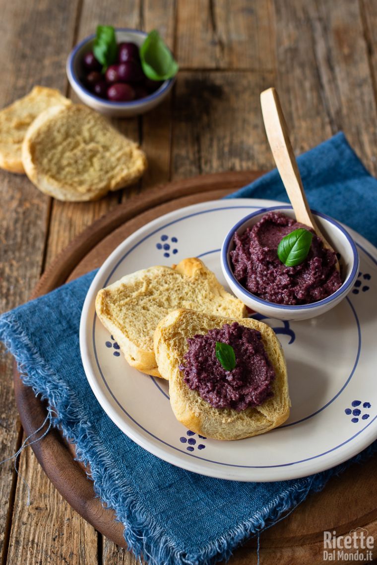 Ricetta patè di olive nere