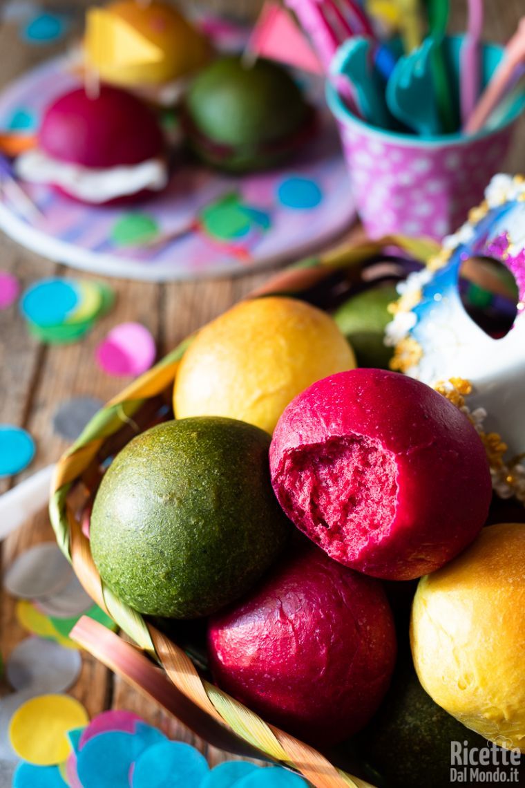 Come fare i panini colorati senza coloranti