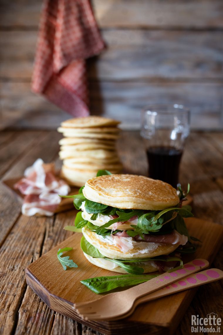 Ricetta pancake salati