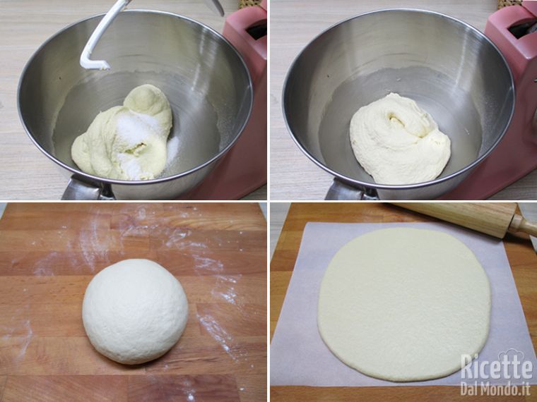 Stenderla in forma circolare
