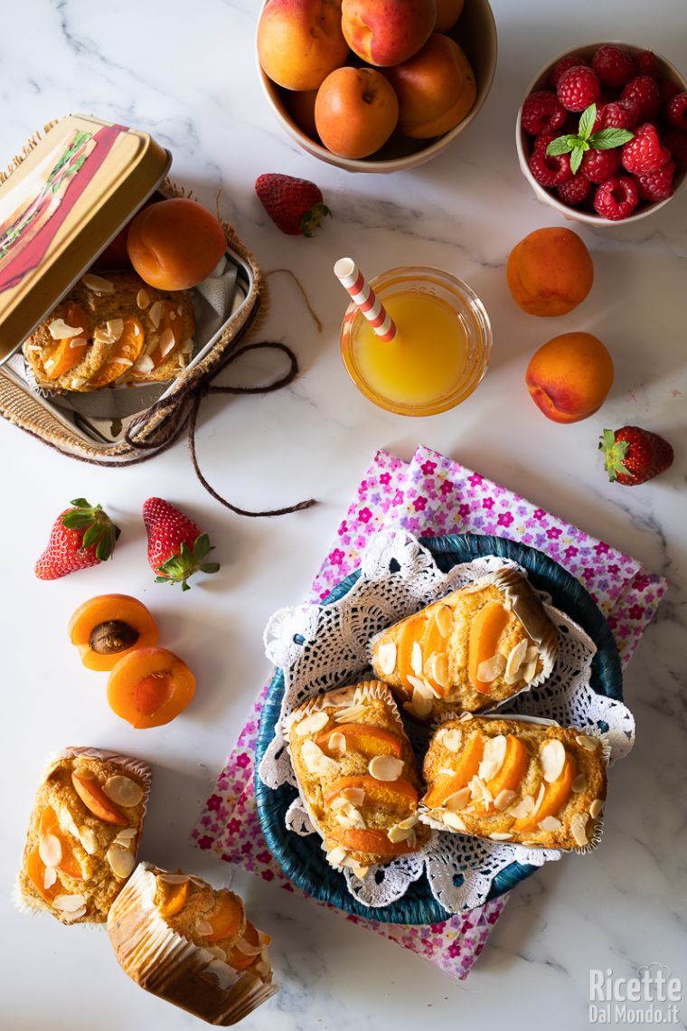 Ricetta mini plumcake integrali allo yogurt e albicocca