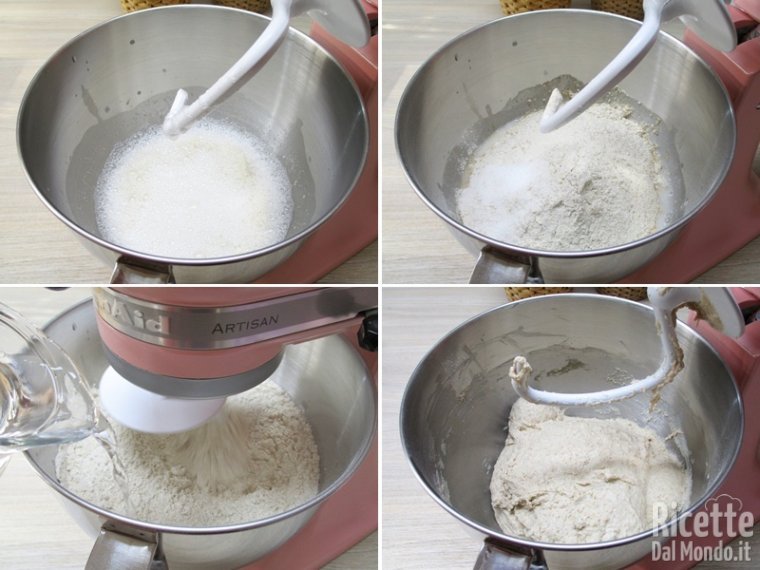 Sciogliere il lievito madre
