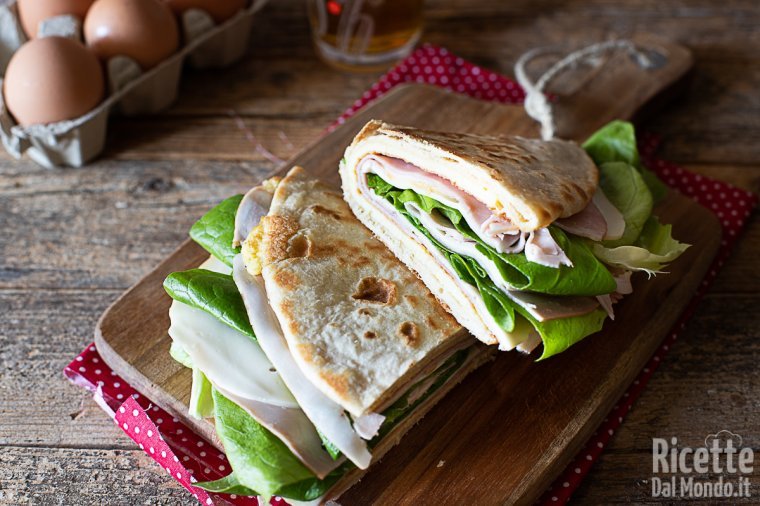 Piadifrittata: la piadina con frittata! (Ricetta salvacena)
