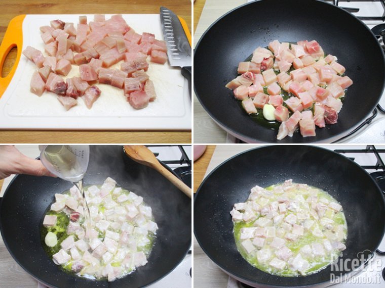 Cuocere il pesce spada