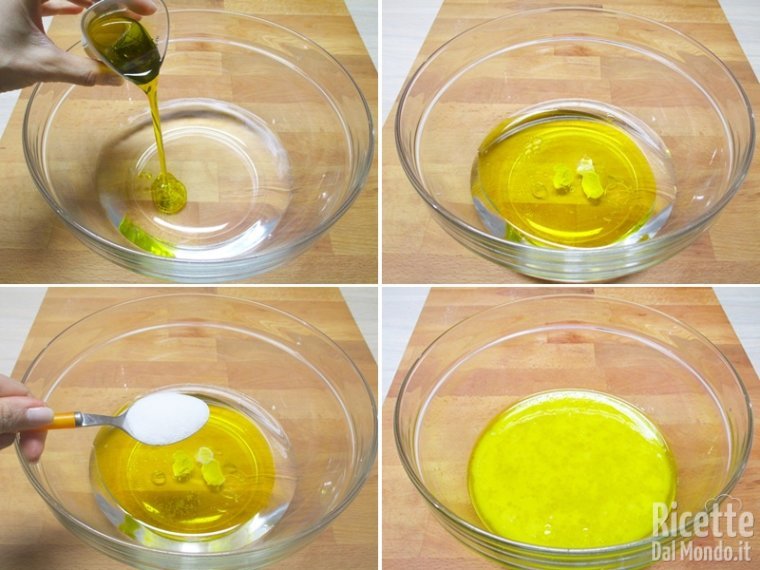Mescolare gli ingredienti liquidi