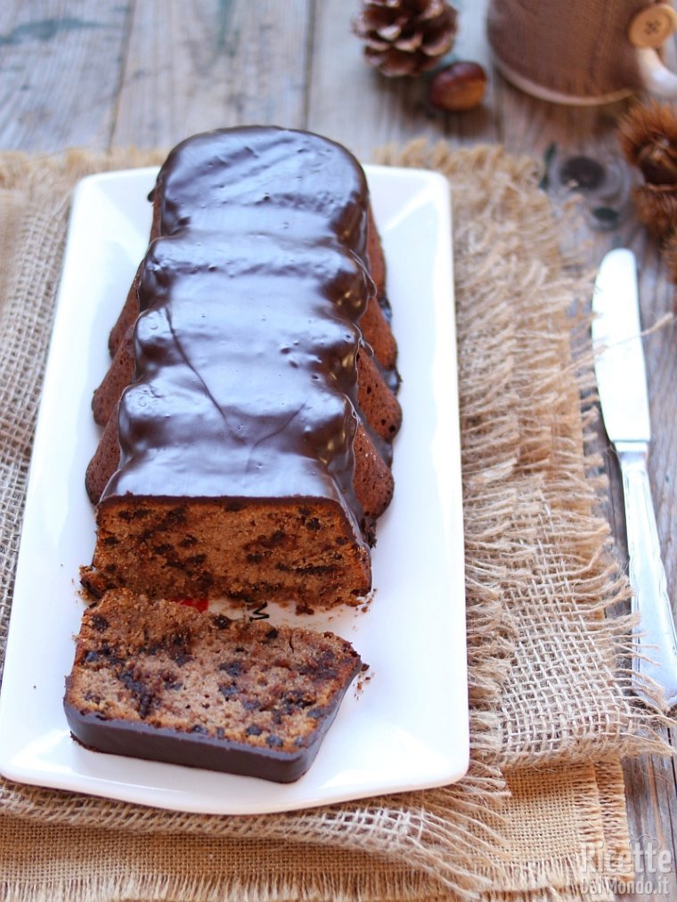 Ricetta plumcake castagne e cioccolato