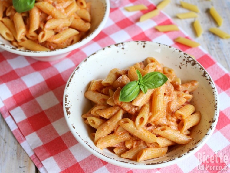 Penne alla vodka cremose