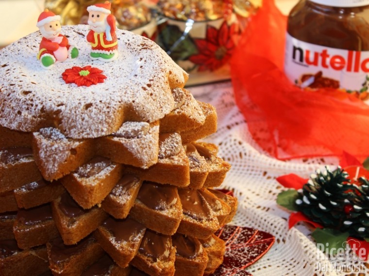 Stella Di Natale Nutella.Pandoro Alla Nutella Natale Ricettedalmondo It