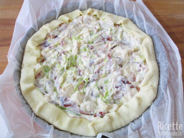 Quiche porri e speck 10