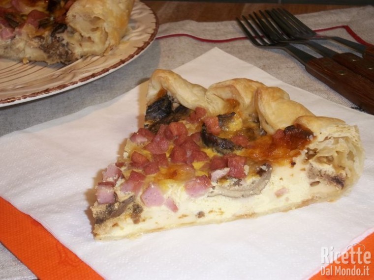 Quiche ai Funghi
