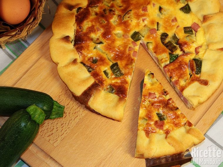 Ricetta quiche di zucchine