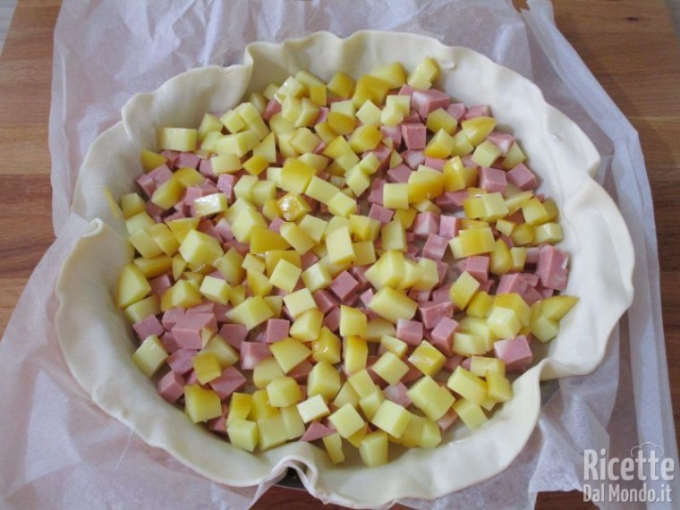 Quiche mortadella e formaggio 7