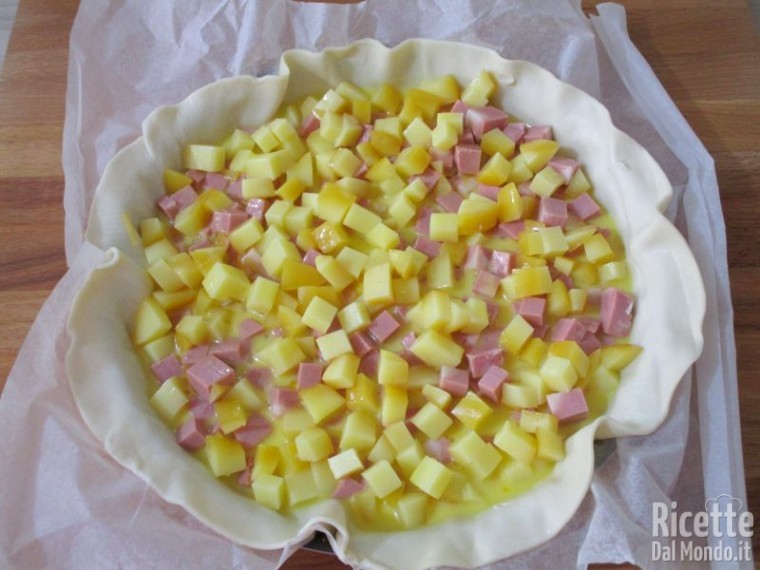 Quiche di mortadella e formaggio 8