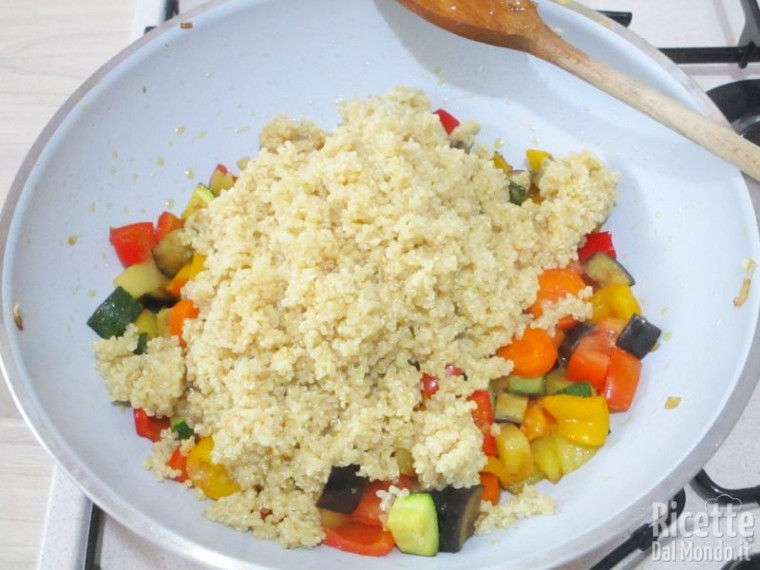 Quinoa con verdure 9