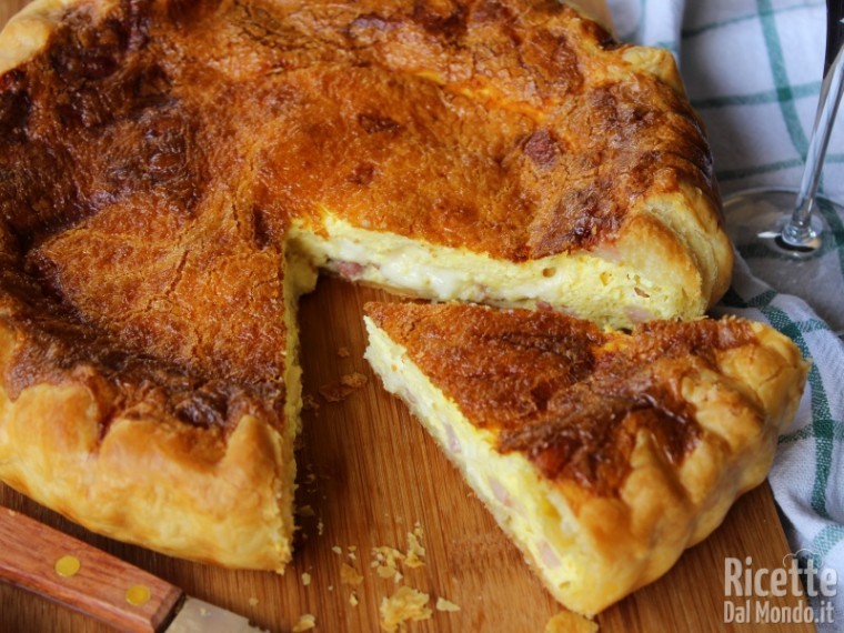 Quiche di sfoglia con taleggio e pancetta 6