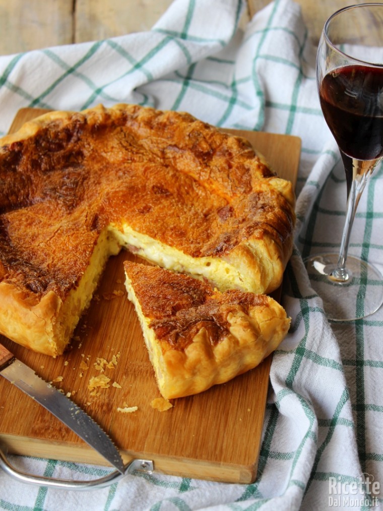 Come fare la Quiche di sfoglia con taleggio e pancetta