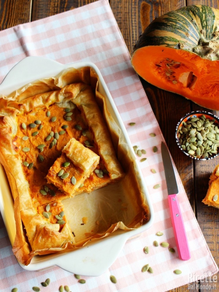 Come fare la Quiche salata zucca, pancetta e fontina