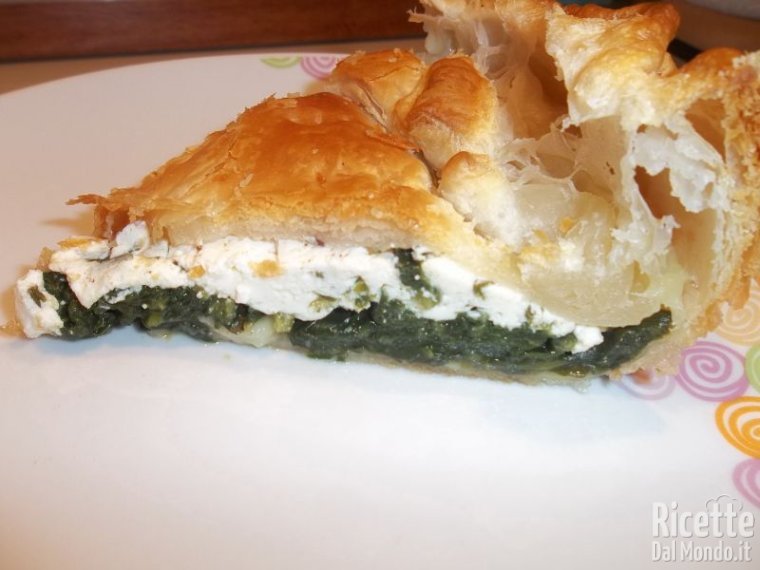 quiche bicolore agli spinaci