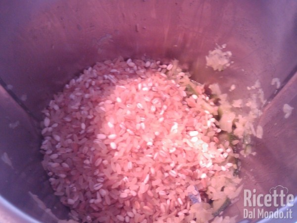 Risotto con Panna e Zucchine