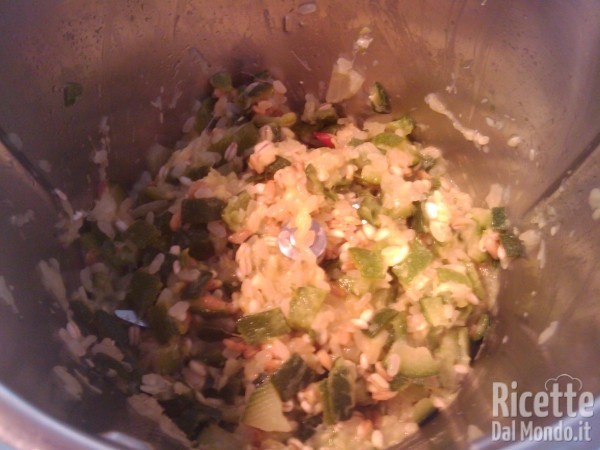 Risotto con Panna e Zucchine