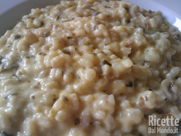 Risotto con Panna e Zucchine