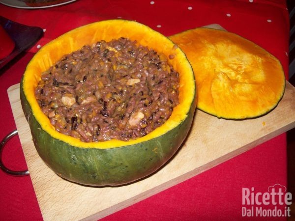 Ricetta Risotto Venere e Zucca