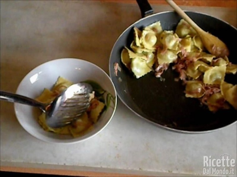 Ravioli di Magro con Mortadella