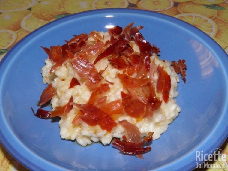 Ricetta Risotto Asiago, Speck e Miele
