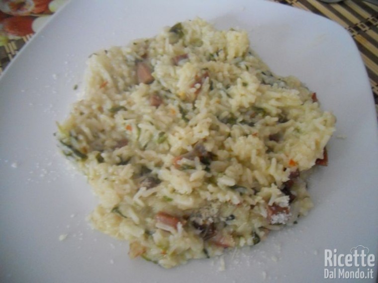 Ricetta Risotto Rucola e Speak