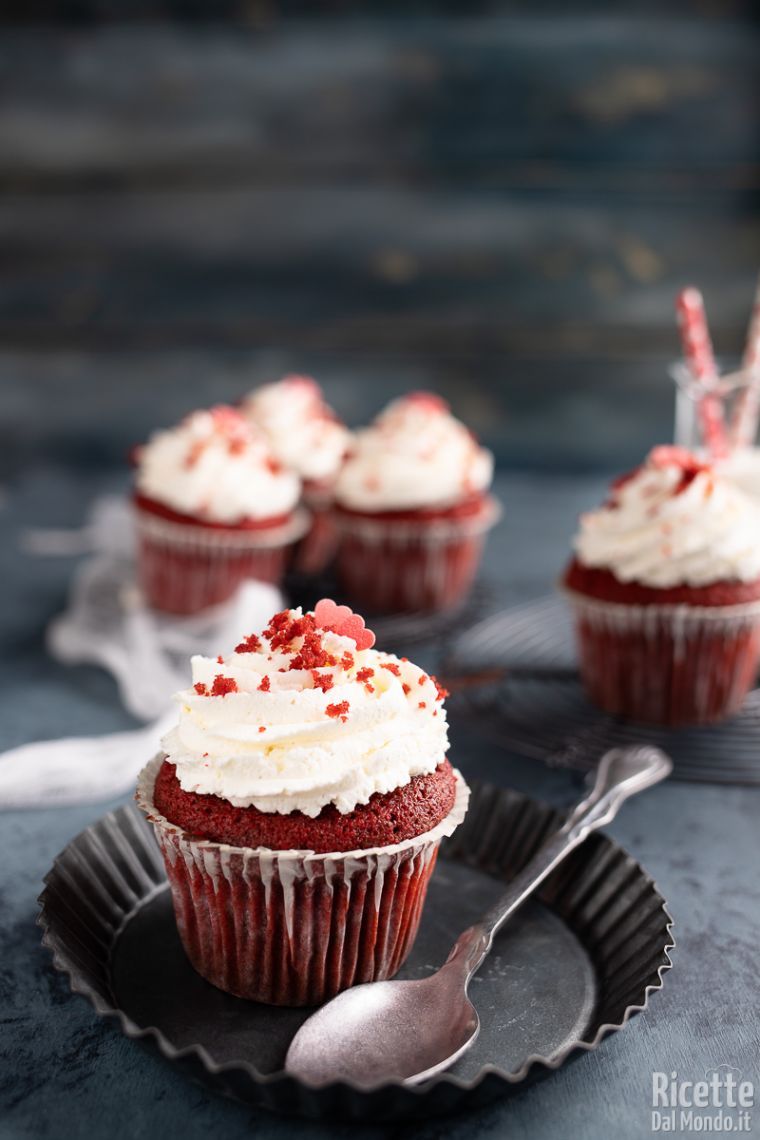 Ricetta red velvet cupcake