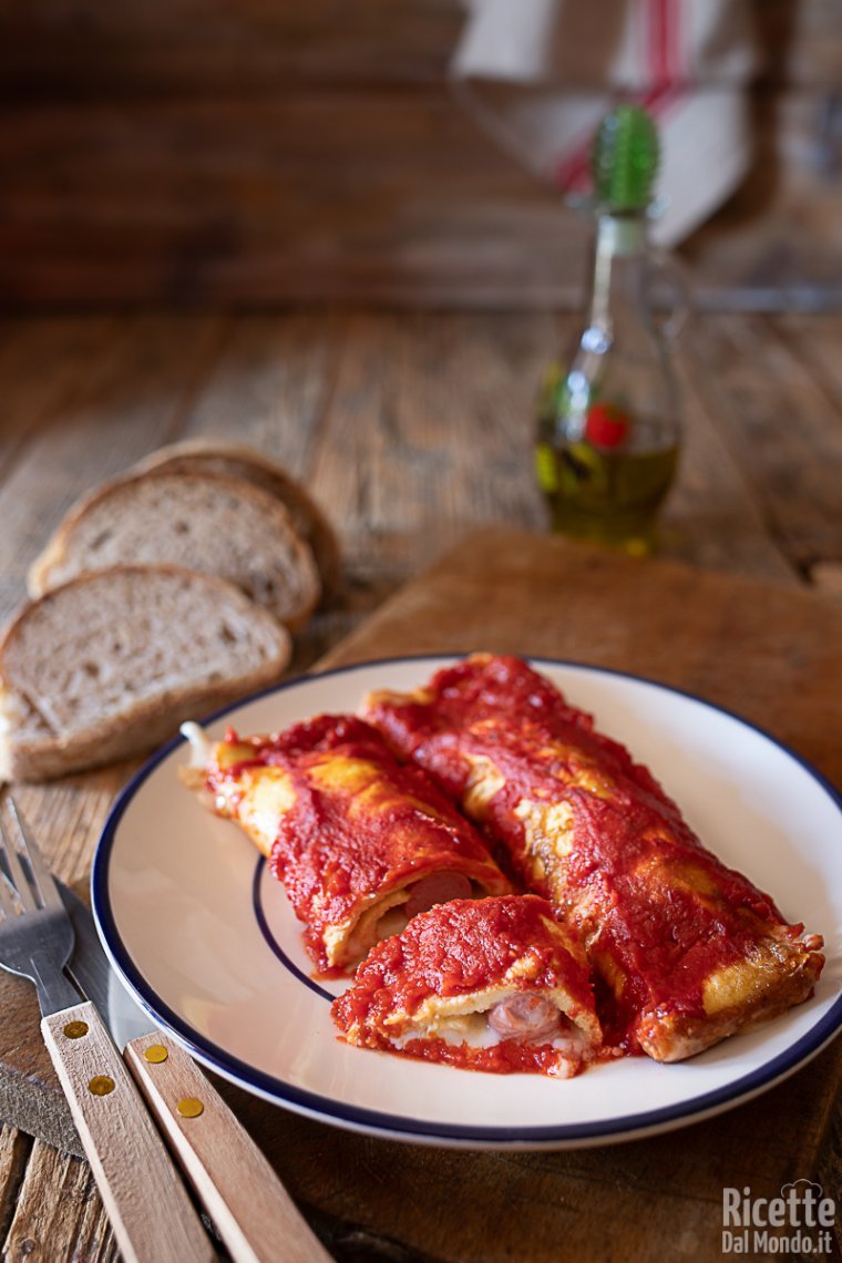 Ricetta rotolini di frittatine al forno