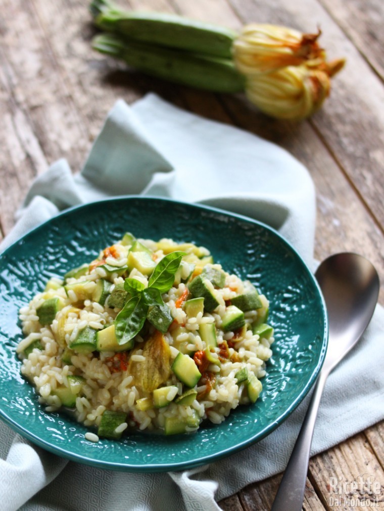 Risotto Con Zucchine E Fiori Marianna Pascarella