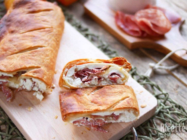 Rustico Di Pasta Sfoglia Con Ricotta E Salame Marianna Pascarella