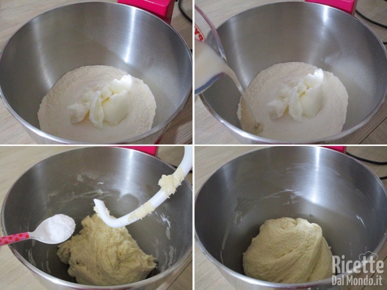 Lavorare gli ingredienti con una impastatrice planetaria