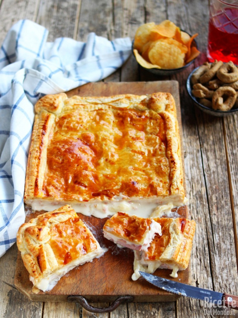 Ricetta rustico veloce di pasta sfoglia