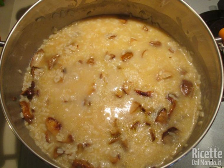 Risotto ai funghi porcini 9