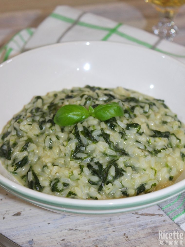 Come fare il risotto agli spinaci
