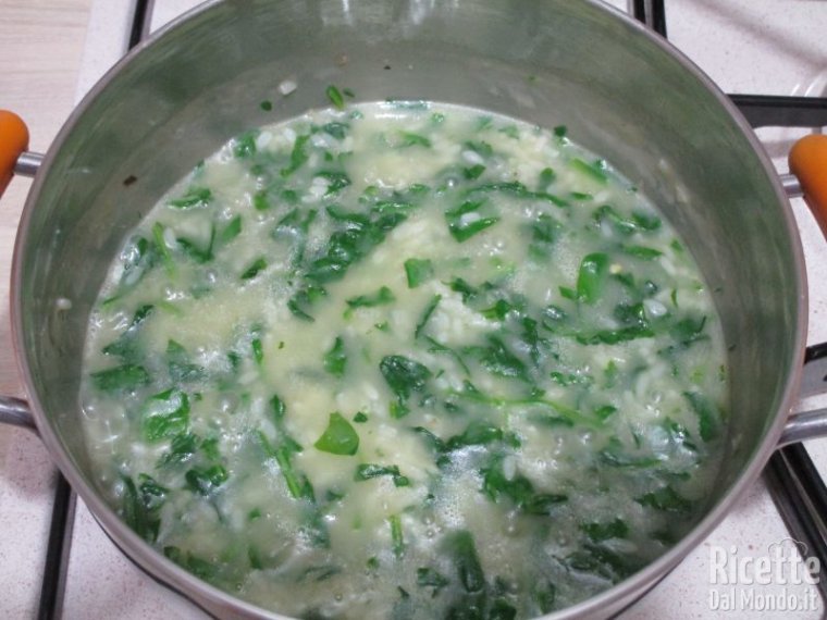 Risotto agli spinaci 9