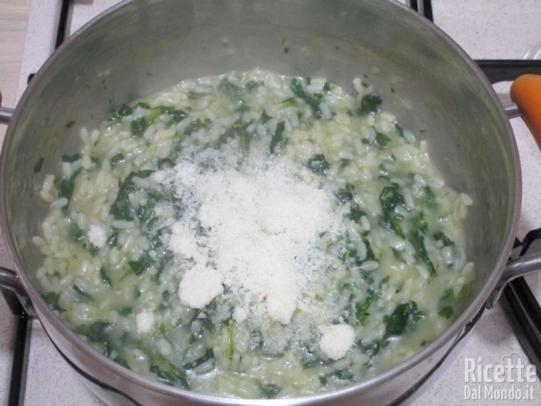 Risotto agli spinaci 10