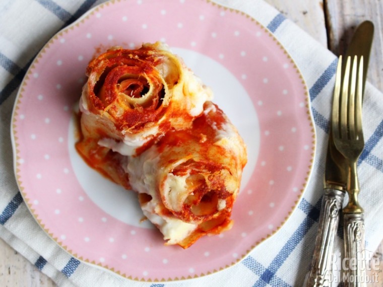 Rose di lasagne al forno